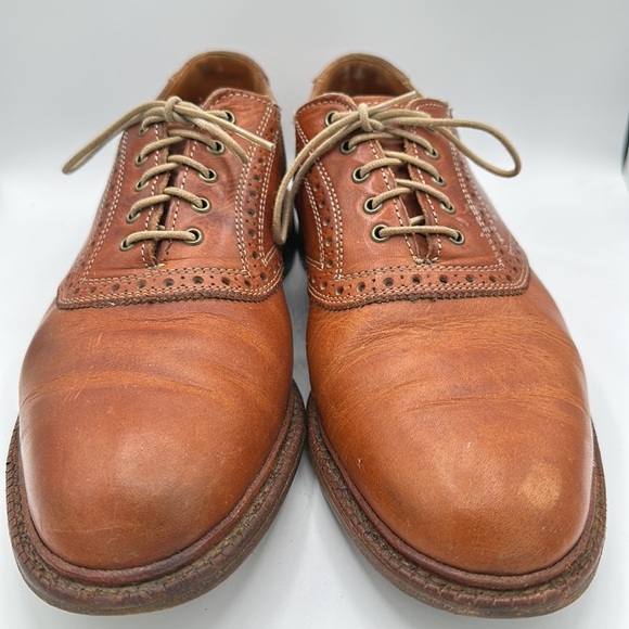 Allen Edmonds Finch tan leather lace-up shoes, size 10 main image 4